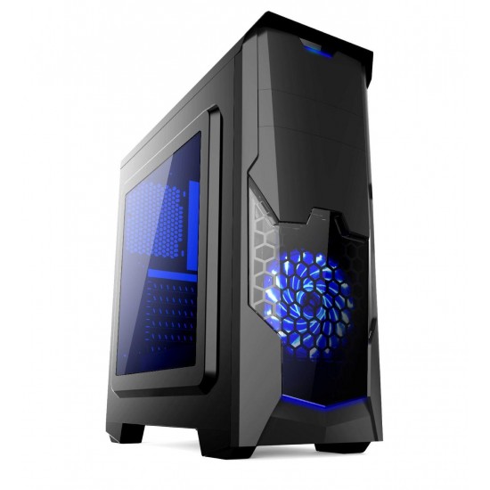 Case Estillo 8804 Blue Gaming ATX USB 3.0