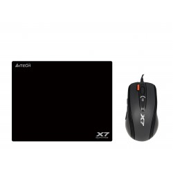 Комплект Мишка A4tech X710BK OSCAR + пад X7-200MP