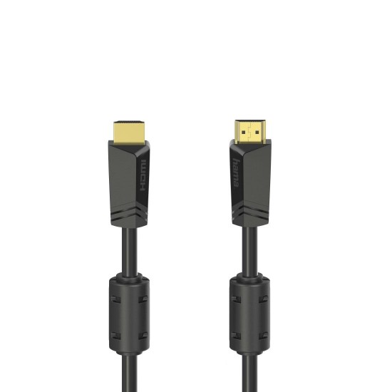 Hama High-speed HDMI&trade; Cable, Plug - Plug, 4K, Ethernet, Gold-plated, 10.0 m