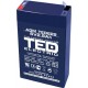 Оловна Батерия TED ELECTRIC   6 V  / 2.9 Ah - 65 / 33 / 105mm AGM