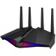 Безжичен рутер Asus RT-AX82U AX5400 Dual Band WiFi 6 (802.11ax) Gaming,PS5 Compatible, RGB, AI Mesh, Gigabit, USB 3.2