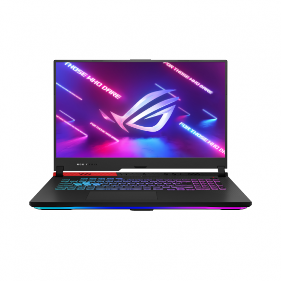 Notebook ASUS ROG STRIX G17 G713QM-HX013, AMD Ryzen 7-5800H, 17.3" FHD IPS 144Hz, 16(2x8)GB DDR4 3200Mhz, NVME 512GB, GeForce RTX 3060 6GB GDDR6, WiFi 6, RGB Kbd, Original Black