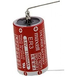 Литиево тионилхлоридна батерия 3,6V 1/2AA ER3 MAXELL /T1/терминал1/