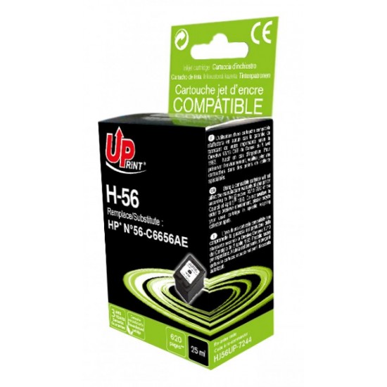 Ink cartridge UPRINT C6656A HP, Black