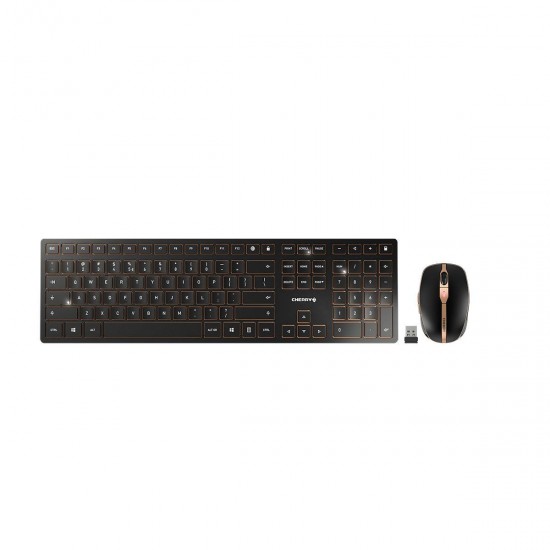 Keyboard Set CHERRY DW 9000 SLIM, Wireless, Black/Bronze