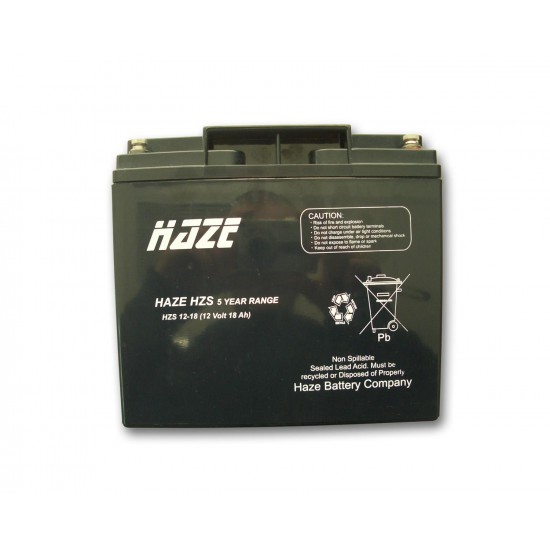 Lead Battery Haze (HZS-12-18) 12V / 18Ah - 181 / 76 / 167mm AGM