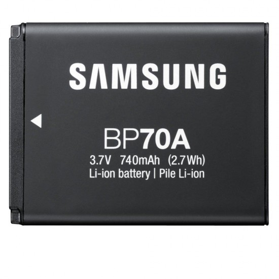Camera Battery for Samsung BP70A, Li-Ion 3.7V, 740mAh, Cameron Sino