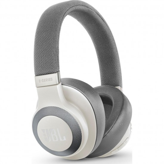 Безжични слушалки over-ear JBL E65BTNC, Бял Wireless headphones over-ear JBL E65BTNC, White