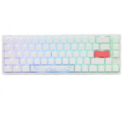 Геймърскa механична клавиатура Ducky One 2 SF White RGB, Kailh BOX White