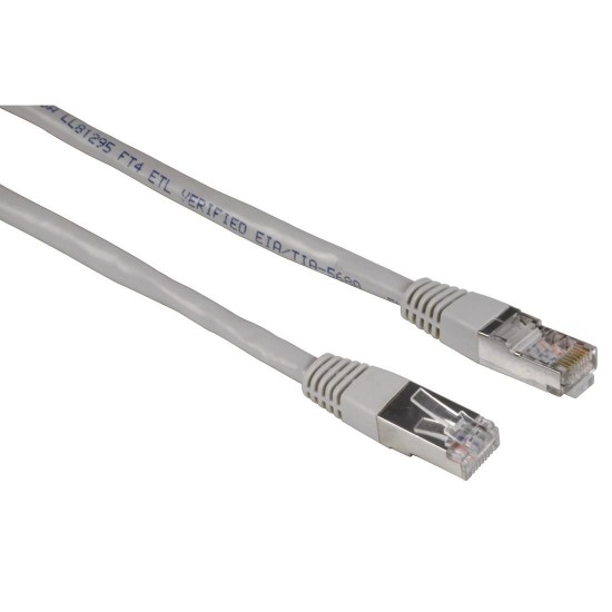Network Cable HAMA, 30620, CAT 5e, STP, RJ-45 - RJ-45, 30 m, Standard, Grey