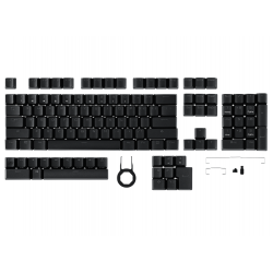Геймърски сет с капачки за клавиатура, PBT пластмаса, ROG PBT Keycap Set