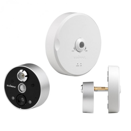 IP Camera EDIMAX IC-6220DC, Peephole Door Camera, Wireless, Night Vision, 2-way audio