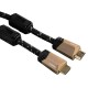 Кабел HAMA 122125 HDMI мъжко - HDMI мъжко, 3 м, Ферит, Позлатени конектори, 5 звезди
