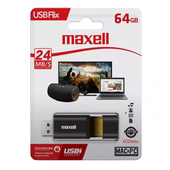 USB stick MAXELL FLIX, USB 3.0, 64GB