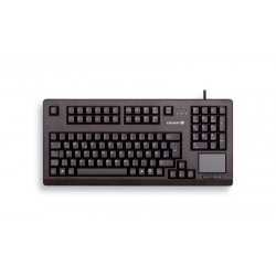 Компактна жична клавиатура CHERRY G80-11900, с Trackball, черна