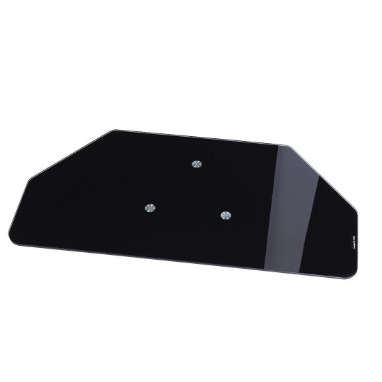 Hama Rotary TV Stand, glass, black