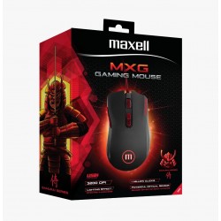 Геймърска мишка MAXELL Samurai MXG GA-MOWR-MHG, ILLUMINATED, Оптична, Кабел, USB, Черен