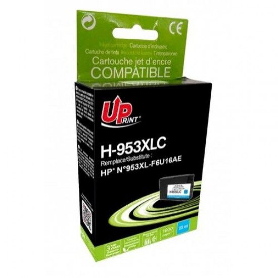 Ink cartridge UPRINT F6U16AE, HP 935XL, OfficeJet Pro 8210/8710/7720, 25 ml, Cyan
