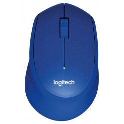 Безжична оптична мишка LOGITECH M330 Silent Plus, Синя, USB