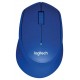 Безжична оптична мишка LOGITECH M330 Silent Plus, Синя, USB