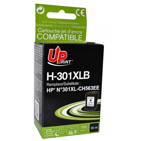Ink cartridge UPRINT CH563EE HP, Black