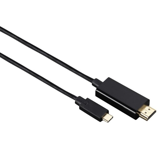 Cable HAMA 135724 USB-C - HDMI Plug, 3 m, Gold-Plated, 3 Stars