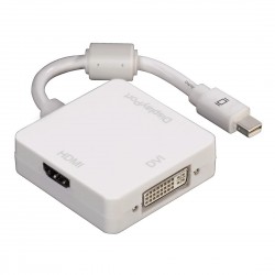 Адаптер 3 в 1 HAMA 53245 Mini DisplayPort мъжко - DVI / Displayport / HDMI женско
