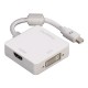 Адаптер 3 в 1 HAMA 53245 Mini DisplayPort мъжко - DVI / Displayport / HDMI женско