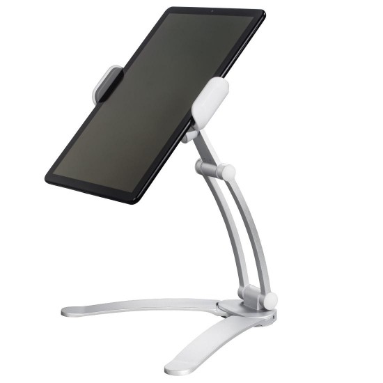 Алуминиева стойка за таблет HAMA 182580, 7 – 15", Алуминий, Сребрист Hama Aluminium Holder for Tablets from 7 - 15", silver
