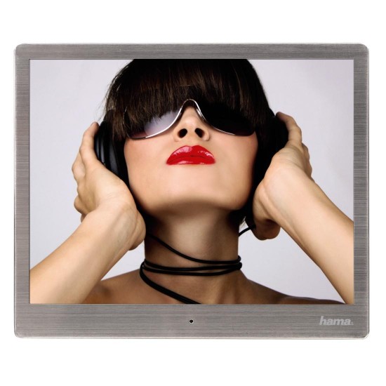 Digital Photo Frame HAMA 97SLB 118561, 9.7", Slim Steel