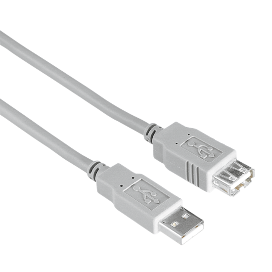 USB 2.0 Extension cable HAMA 200906 USB-A Socket - USB-B Plug, 3 m, Standart
