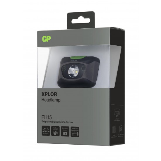 Headlamp / Lantern with light GP BATTERIES Prosumer Xplor PH15 Task with Motion sensor