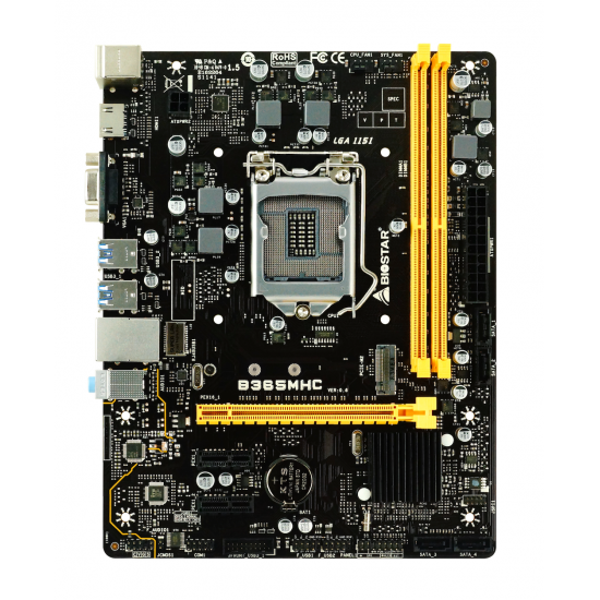 Motherboard BIOSTAR B365MHC, Intel B365, sock. 1151, Ver 6.X