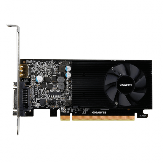 Graphic card GIGABYTE GeForce&reg; GT 1030 2GB GDDR5 64 bit, Low Profile, DVI-D, HDMI
