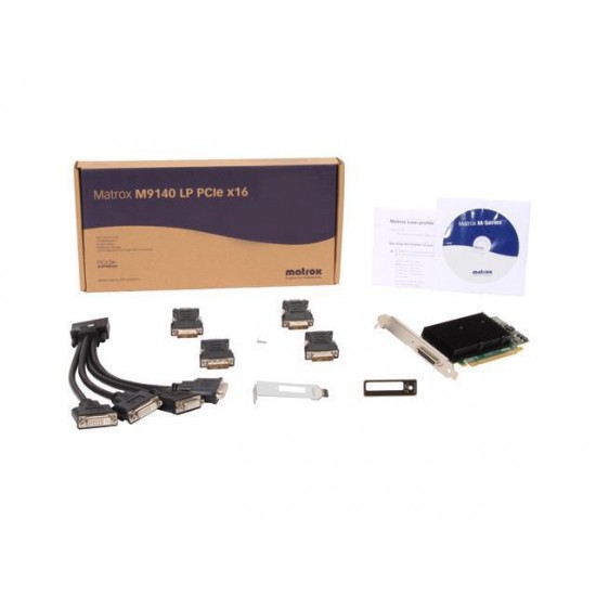 Graphic card Matrox M9140-E512LAF 512MB GDDR2 PCIe x16 Low Profile