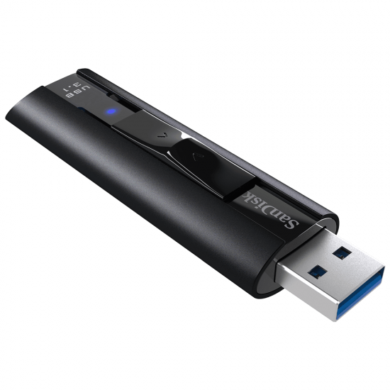 USB stick SanDisk Extreme GO, 128GB, USB 3.1, Black