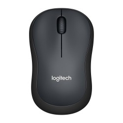 Безжична оптична мишка LOGITECH M220 Silent, Черна, USB