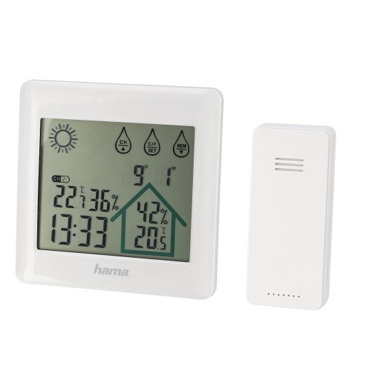 Hama "Action" Weather Station, white
