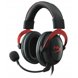 Геймърски слушалки HyperX, Cloud II Red, Микрофон, Черно/Червено