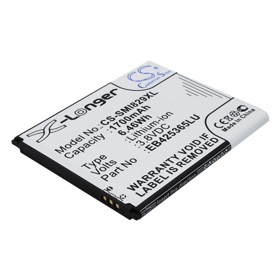 Mobile battery for Samsung SMI-829XL 3.8V 1700mAh CAMERON SINO
